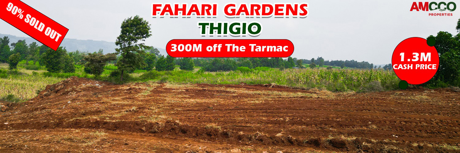 Affordable plots for sale near Nairobi in Kikuyu & Ngong